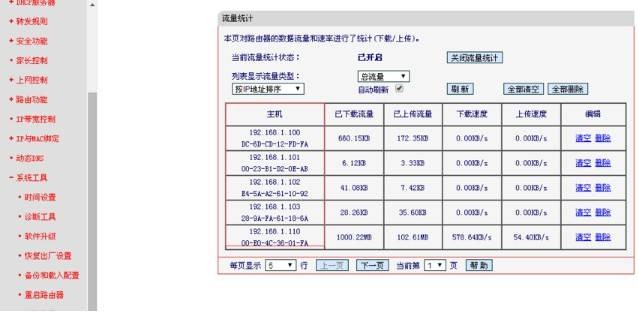 e-系統(tǒng)工具—流量統(tǒng)計(jì)中查找